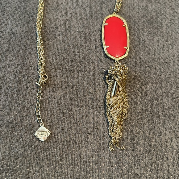 Kendra Scott Red Rayne necklace - Picture 2 of 4
